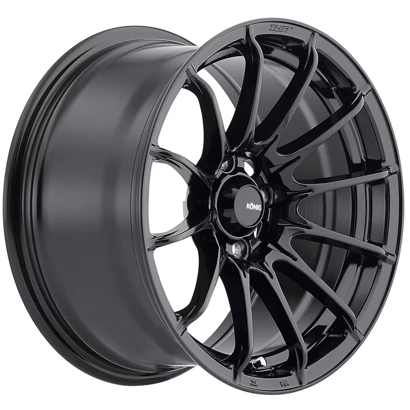 Image of Konig Dial In 7.0x15 4x100 ET35 Gloss Black Felgen