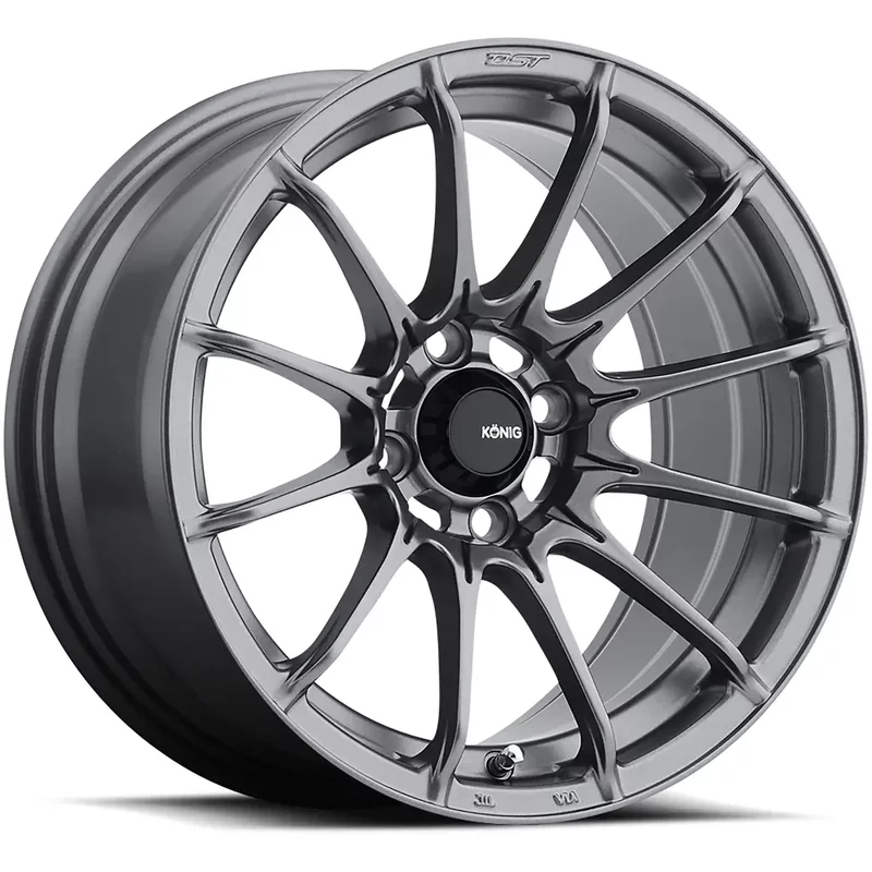 Image of Konig Dial In 9.0x15 4x100 ET35 Matte Grey Felgen