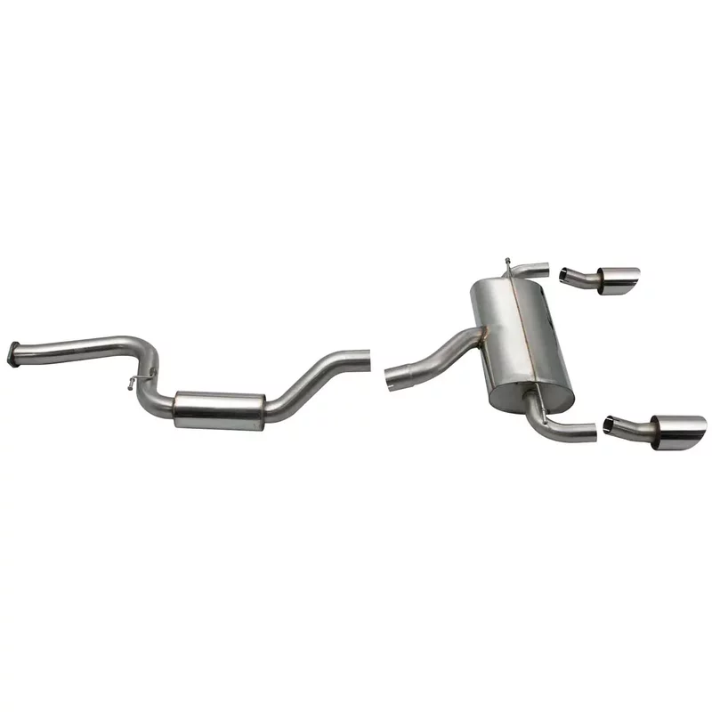 Image of Cat-Back Milltek 3" Dual DTM für FORD FOCUS II (DA_, HCP, DP) 2.5 RS 305 PS