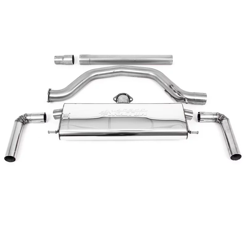 Image of Cat-Back Milltek 3.15" Cerakote Black GT-115 für VW GOLF VIII (CD1, DA1) 2.0 GTI Clubsport 300ps