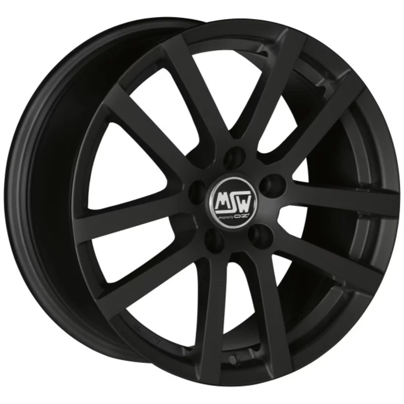 Image of MSW 22 6.0x15 4x100 ET35 MATT BLACK Felgen