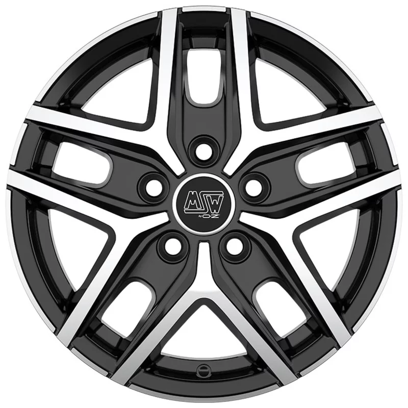 Image of MSW 40 VAN 6.5x16 5x130 ET55 GLOSS BLACK FULL POLISHED Felgen