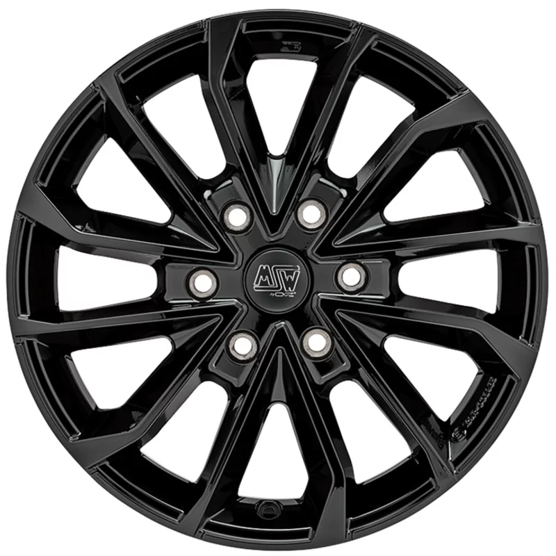 Image of MSW 42 VAN 8.5x20 6x132 ET40 GLOSS BLACK Felgen