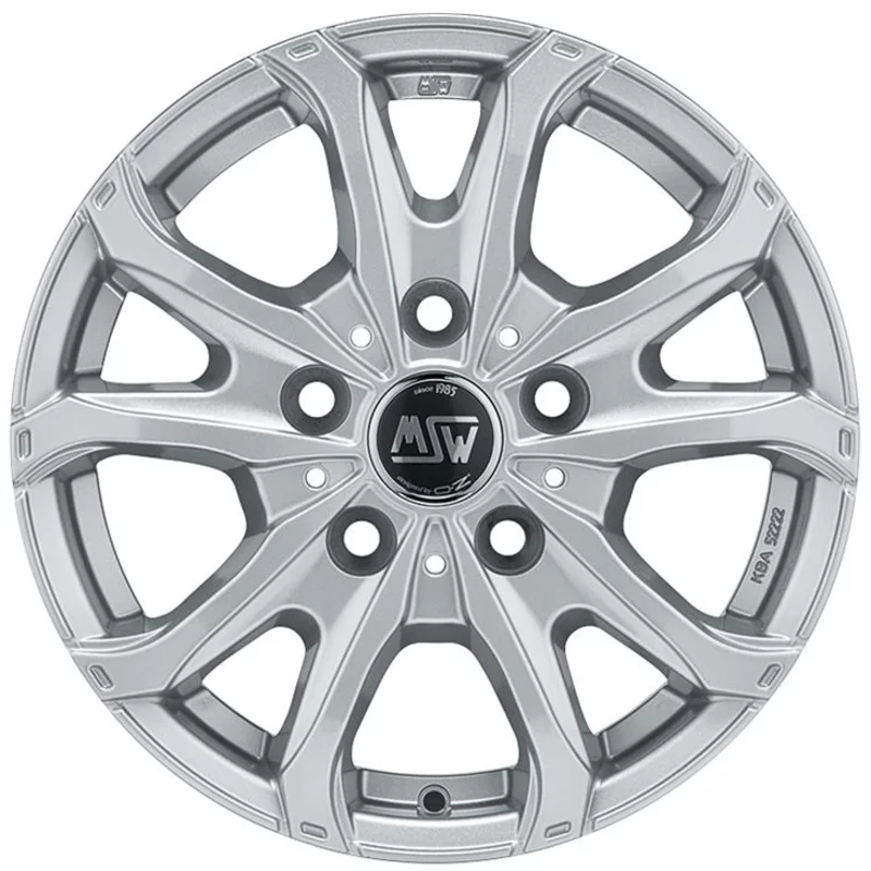 Image of MSW 48 VAN 6.5x16 6x130 ET62 FULL SILVER Felgen