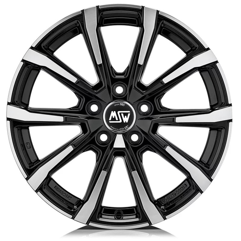 Felgen MSW 79 6.5x16 5x114.3 ET50 Black Full Polished (gbfp)