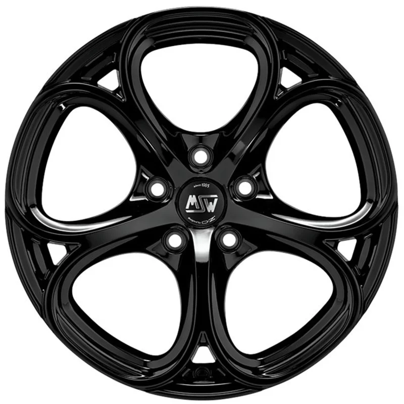 Image of MSW 82 8.0x18 5x108 ET50 GLOSS BLACK Felgen