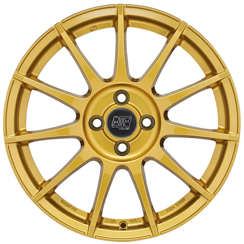 Image of MSW 85 7.0x17 5x100 ET35 GOLD Felgen