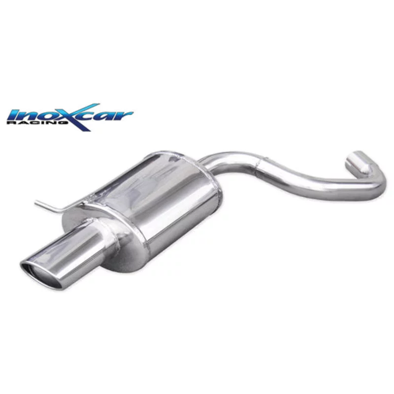 Image of Endschalldämpfer Inoxcar 120x80 Oval für BMW 3 Touring (E91) 320 d 177 PS