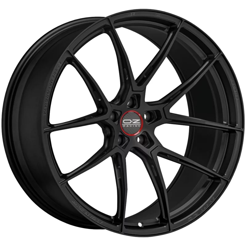 Image of OZ ESTREMA FORGIATA 10.5x22 5x112 ET18 MATT BLACK Felgen