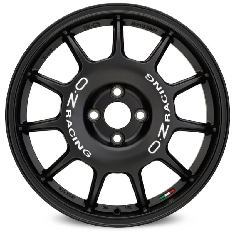 Image of OZ LEGGENDA 7.0x17 4x100 ET30 MATT BLACK WHITE LETTERING Felgen