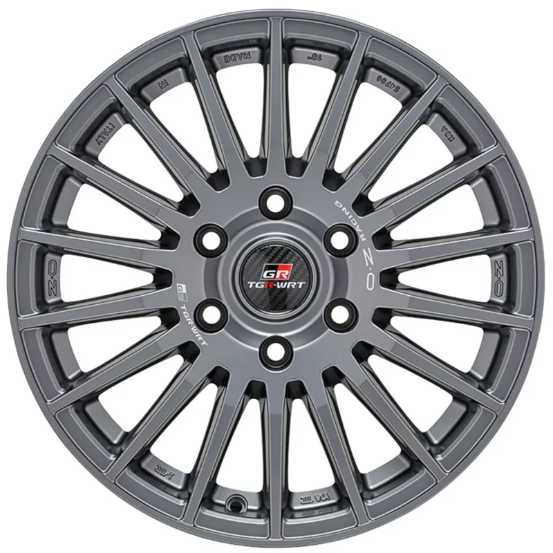 Image of OZ RALLY DESERT TGR-WRT 8.0x18 6x139.7 ET50 MATT GRAPHITE + SILVER LETTERING Felgen