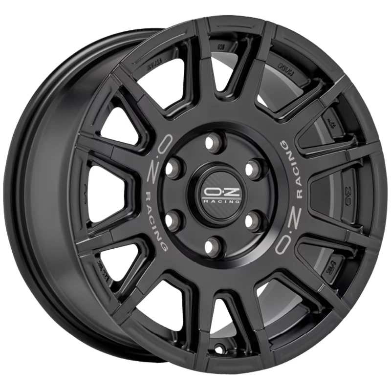 Image of Felgen OZ RALLY LEGEND 8.0x17 6x130 ET37 Matt Black + Dark Lettering