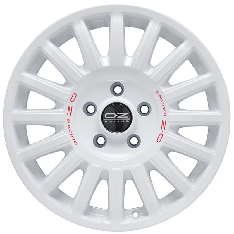 Image of Felgen OZ RALLY RAID 8.5x18 5x130 ET48 Race White Red Lettering