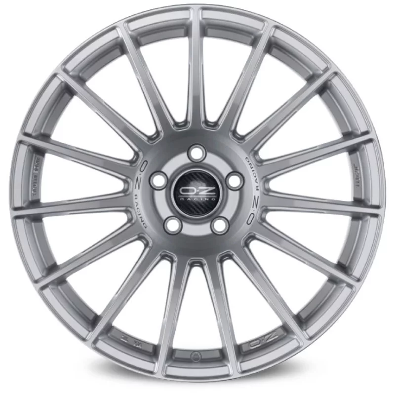 Image of OZ SUPERTURISMO DAKAR 10.5x21 5x130 ET47 MATT RACE SILVER BLACK LETTERING Felgen