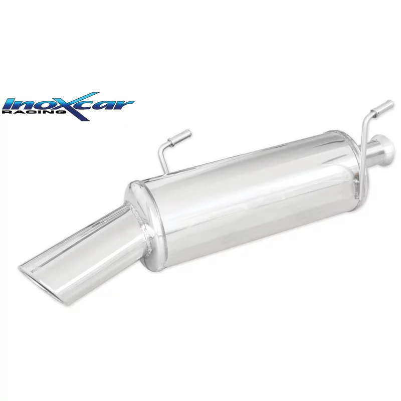 Image of Endschalldämpfer Inoxcar 120x80 Oval für PEUGEOT 206 Berline bicorps trois ou cinq portes (2A/C) 2.0 S16 135 PS
