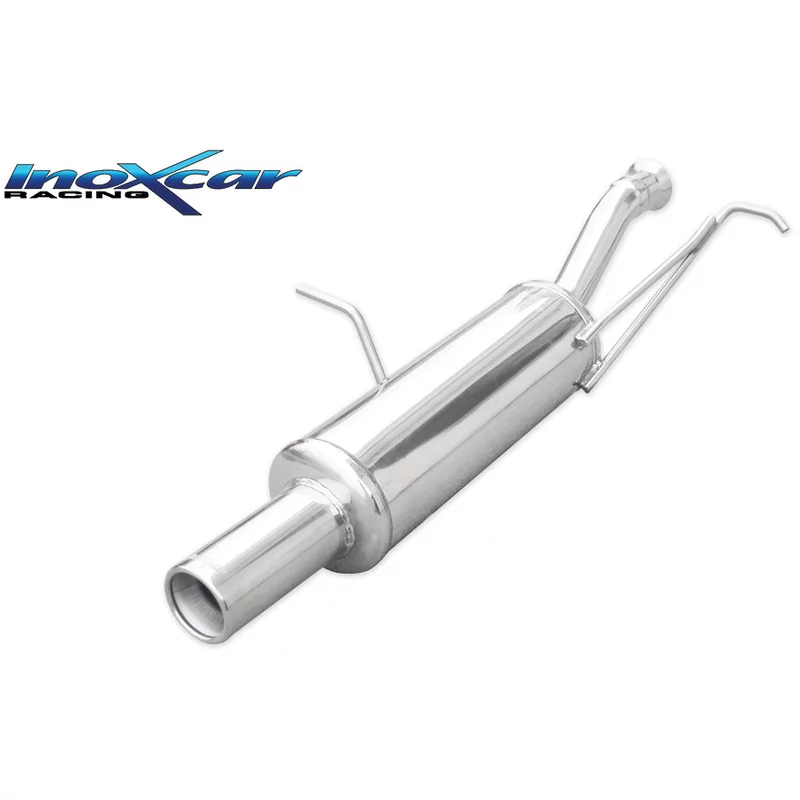 Image of Endschalldämpfer Inoxcar 102mm Rolled für PEUGEOT 307 (3A/C) 2.0 HDi 135 136 PS