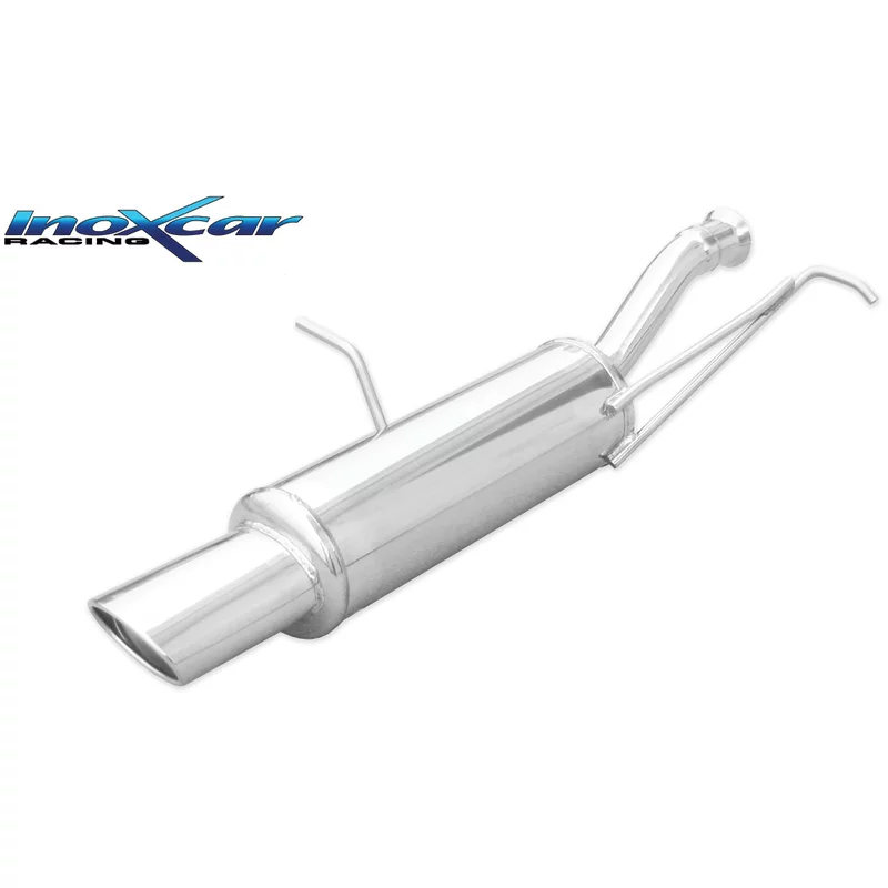 Image of Endschalldämpfer Inoxcar 102mm Rolled für PEUGEOT 307 Break (3E) 2.0 HDI 90 90 PS