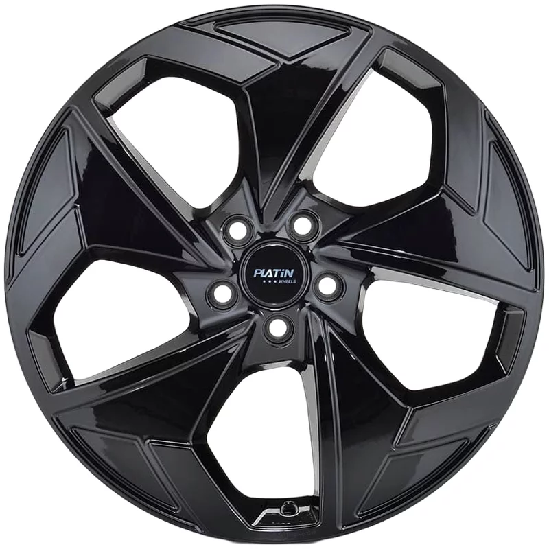 Image of Platin P104 8.0x19 5x130 ET43 BLACK GLOSSY Felgen