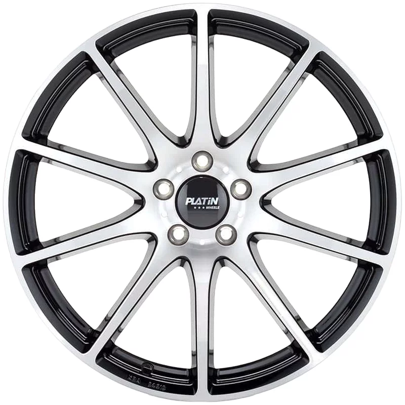 Image of Platin P113 9.0x20 5x114.3 ET40 BLACK POLISHED Felgen