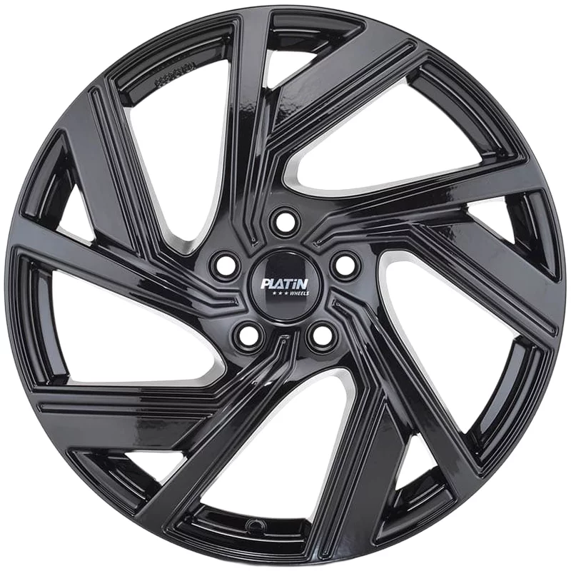 Image of Platin P114 8.5x20 5x112 ET45 BLACK Felgen