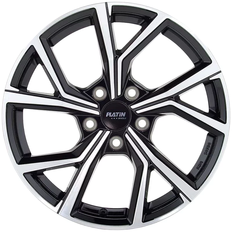 Image of Platin P115 7.5x18 5x112 ET40 BLACK POLISHED Felgen