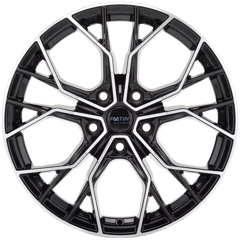 Image of Platin P118 7.5x18 5x108 ET42 BLACK POLISHED Felgen