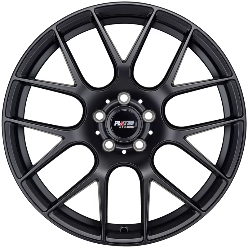 Image of Platin P91 8.0x20 5x112 ET39 BLACK FLAT Felgen