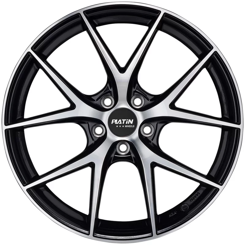 Image of Platin P94 8.5x20 5x114.3 ET40 SCHWARZ POLIERT Felgen