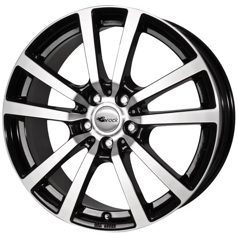 Image of Felgen RC Design RC25T 6.5x16 5x120 ET51 Schwarz Glanz Voll-poliert