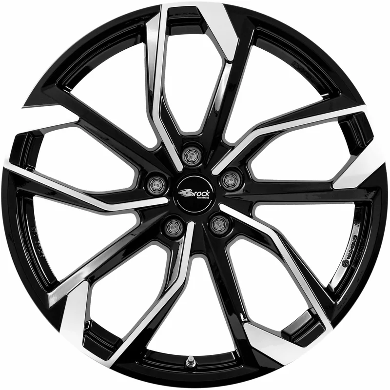 Felgen RC Design RC34 8.0x18 5x112 ET40 Schwarz Glanz Voll-poliert