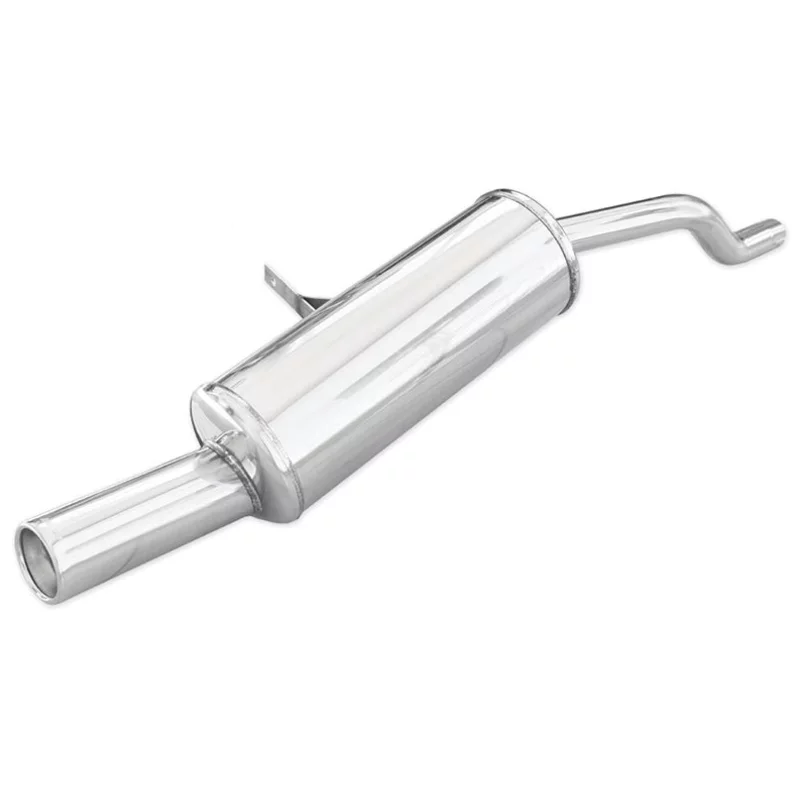 Image of Endschalldämpfer Inoxcar 80mm Rolled für RENAULT CLIO III (BR0/1, CR0/1) 1.2 16V (BR0P, CR0P) 101 PS