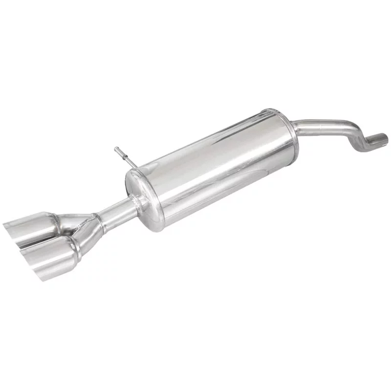Image of Endschalldämpfer Inoxcar 2x80mm Racing Angled für RENAULT CLIO IV Grandtour (KH_) 1.2 TCe 120 (KHM0) 120 PS