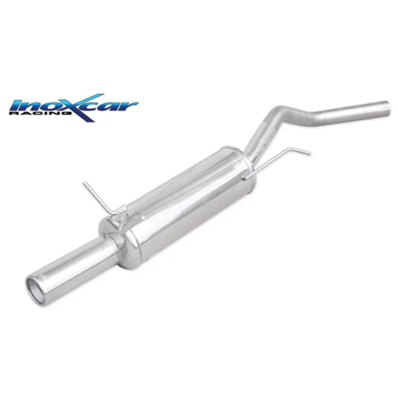 Image of Endschalldämpfer Inoxcar 80mm Rolled für RENAULT MEGANE I (BA0/1_) 1.4 16V (BA0D, BA1H, BA0W, BA10) 95 PS