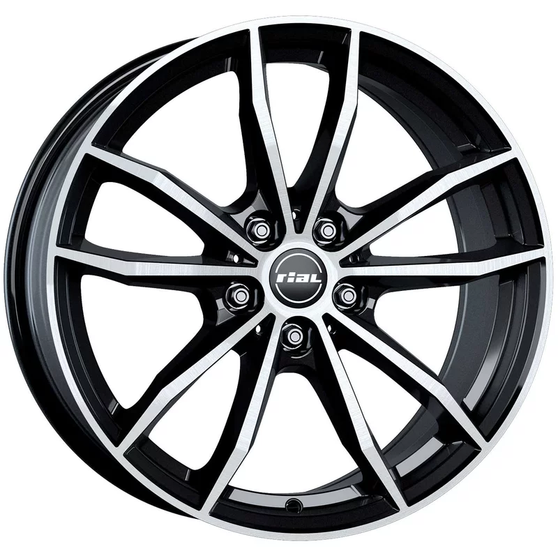 Image of RIAL X12X 9.0x20 5x112 ET35 diamond-black frontpolished Felgen