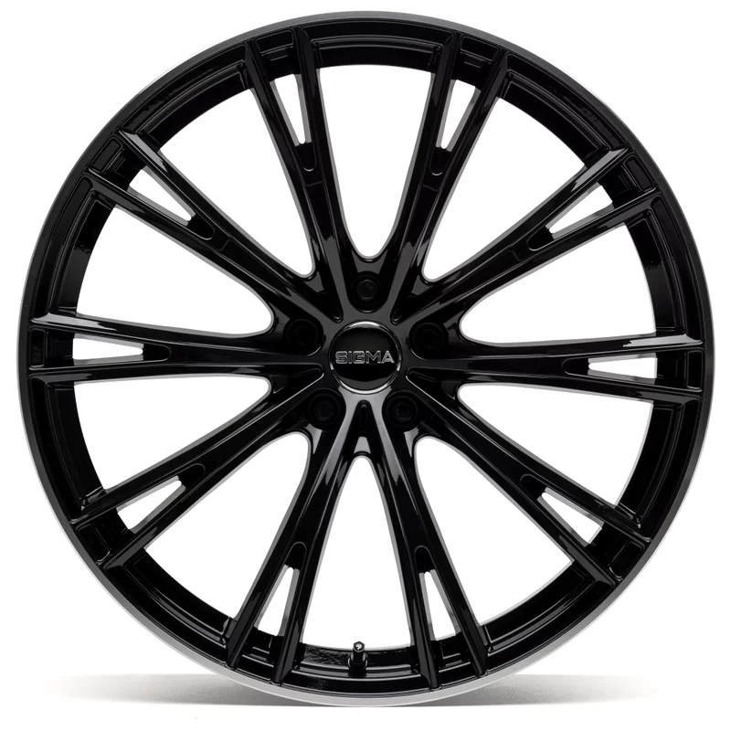 Image of Sigma 533 8.5x19 5x112 ET32 Black Machined Rim Felgen