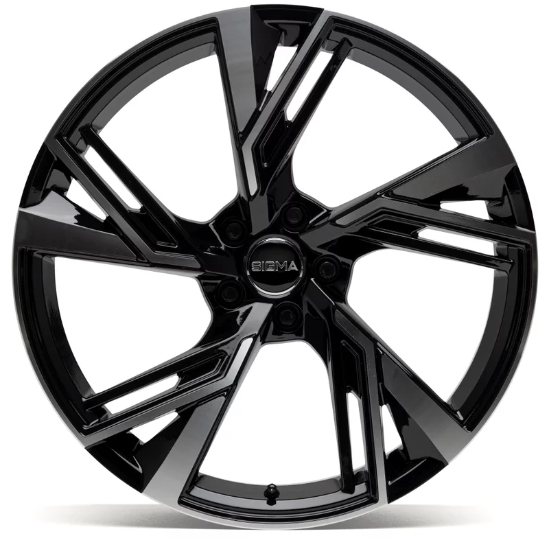 Image of Sigma 803 8.5x19 5x112 ET33 Higloss-Black-Polished Felgen