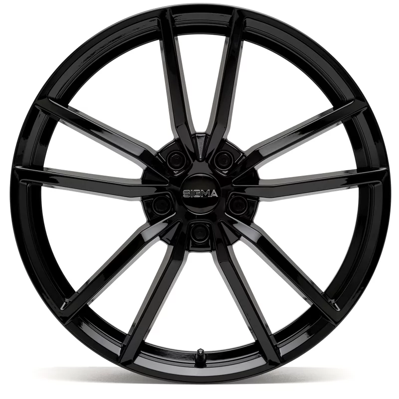 Image of Sigma 991 8.0x18 5x112 ET42 Gloss Black Felgen