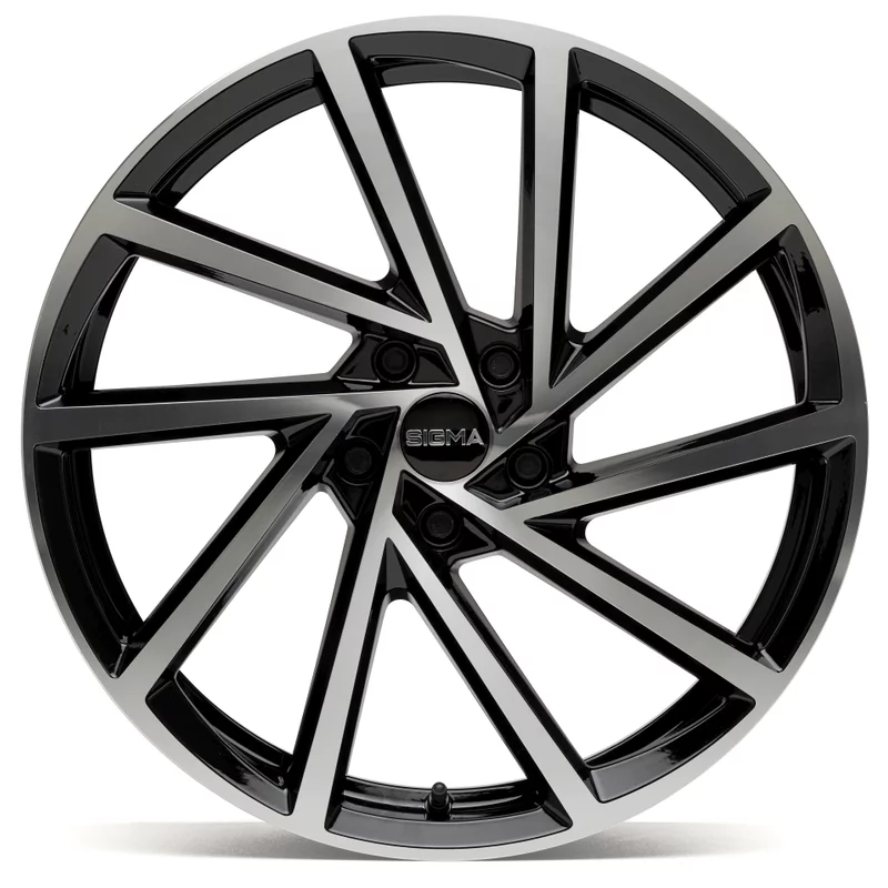 Image of Sigma 992 8.0x19 5x112 ET45 Higloss-Black-Polished Felgen