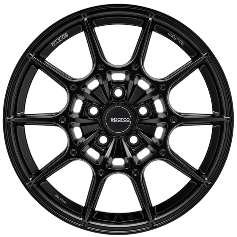 Image of Sparco FF2 9.0x18 5x112 ET35 MATT BLACK Felgen