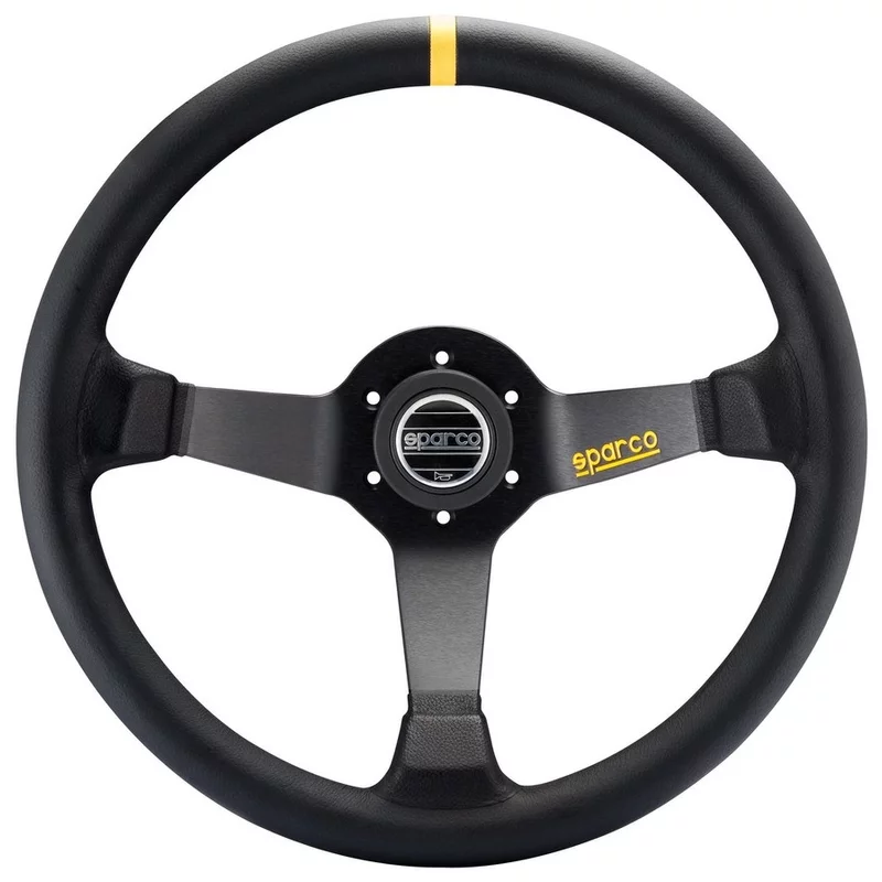 Image of Lenkrad Sparco R345 Geschüsselt Leder