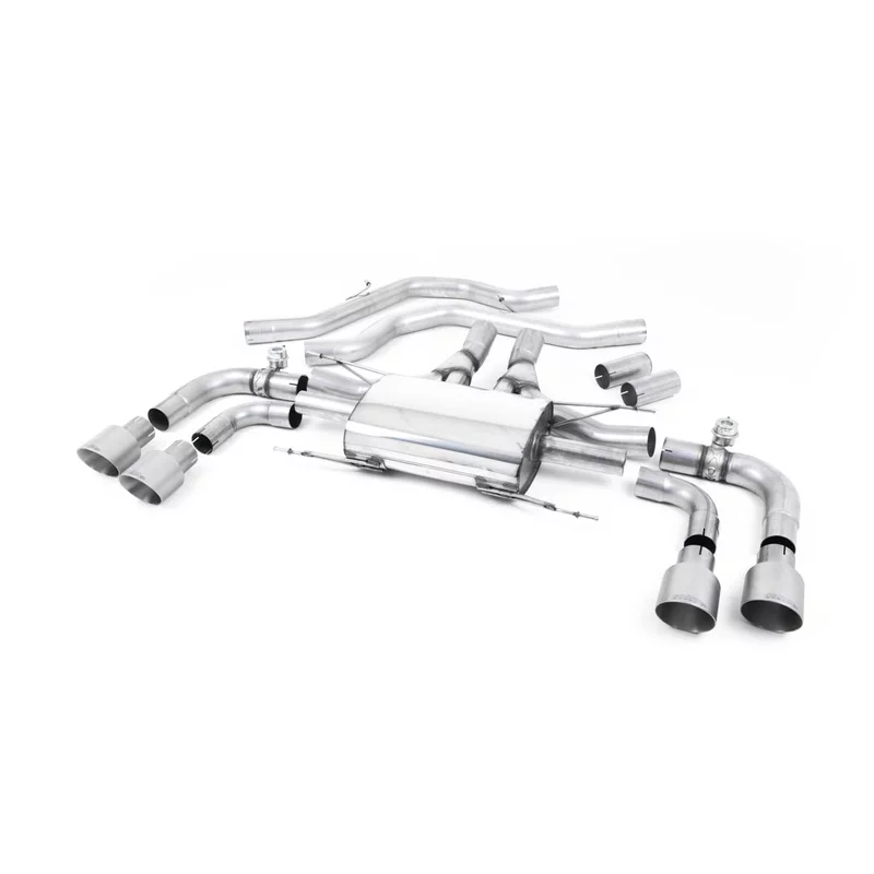 Cat-Back Milltek  2.75" Quad 100mm GT100