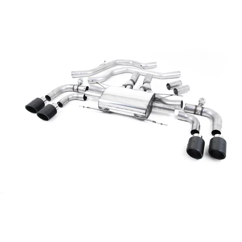 Image of Cat-Back Milltek 2.75" 102 Jet für ALFA ROMEO GIULIA (952_) 2.9 Quadrifoglio (952AAM24) 510 PS