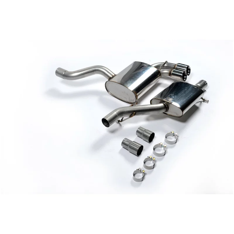 Image of Cat-Back Milltek 69.85 Twin 80mm GT80 für AUDI A3 (8P1) S3 quattro 256 PS
