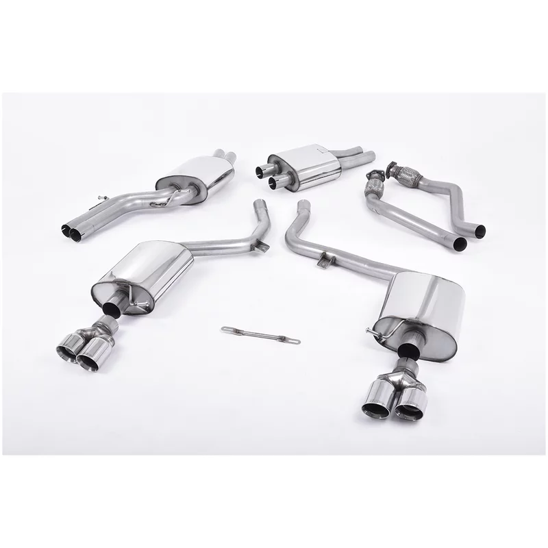 Image of Cat-Back Milltek 60.3 Twin 80mm GT-80