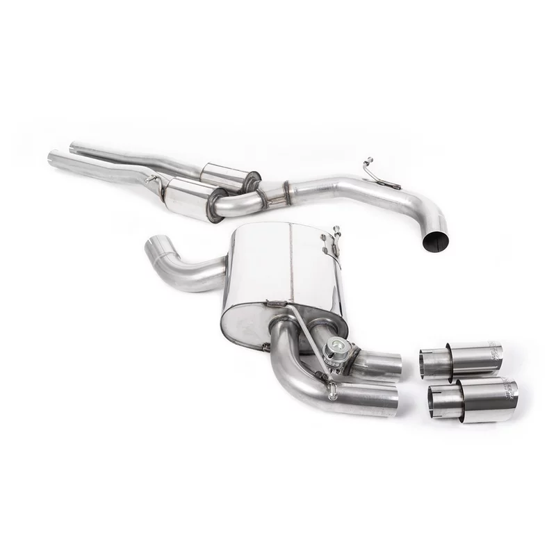 Image of Cat-Back Milltek 3" Twin 90mm GT90 für AUDI A3 Sportback (8PA) RS3 quattro 340 PS