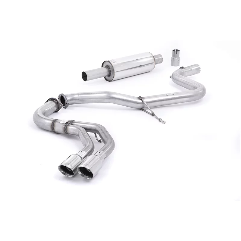 Image of Cat-Back Milltek 2.75" Twin 80mm GT80 für AUDI A3 Sportback (8VA, 8VF) 2.0 TDI 184 PS