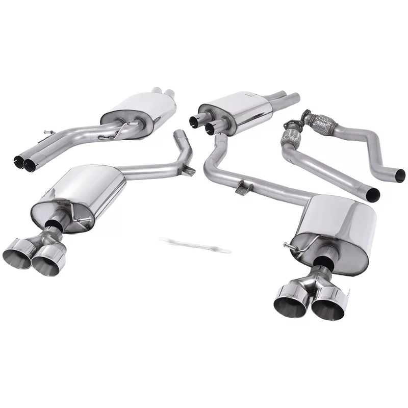 Image of Cat-Back Milltek 60.3 Quad GT-100 Polished