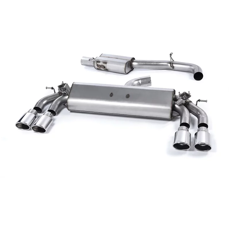 Image of Cat-Back Milltek 3" Oval Jet Polished