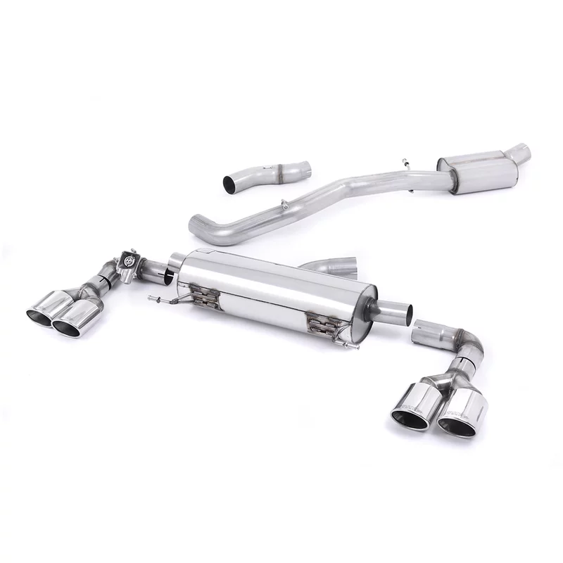 Cat-Back Milltek  3" Polished Oval