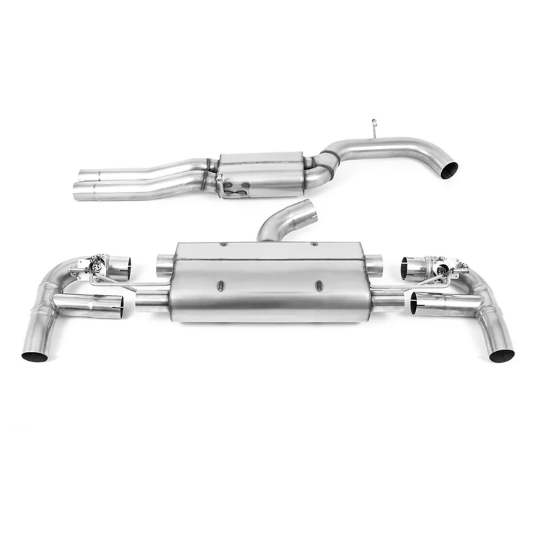Image of OPF-Back Milltek 3.15" Cerakote Black Trims für AUDI A3 Sportback (8VA, 8VF) RS3 quattro 400 PS